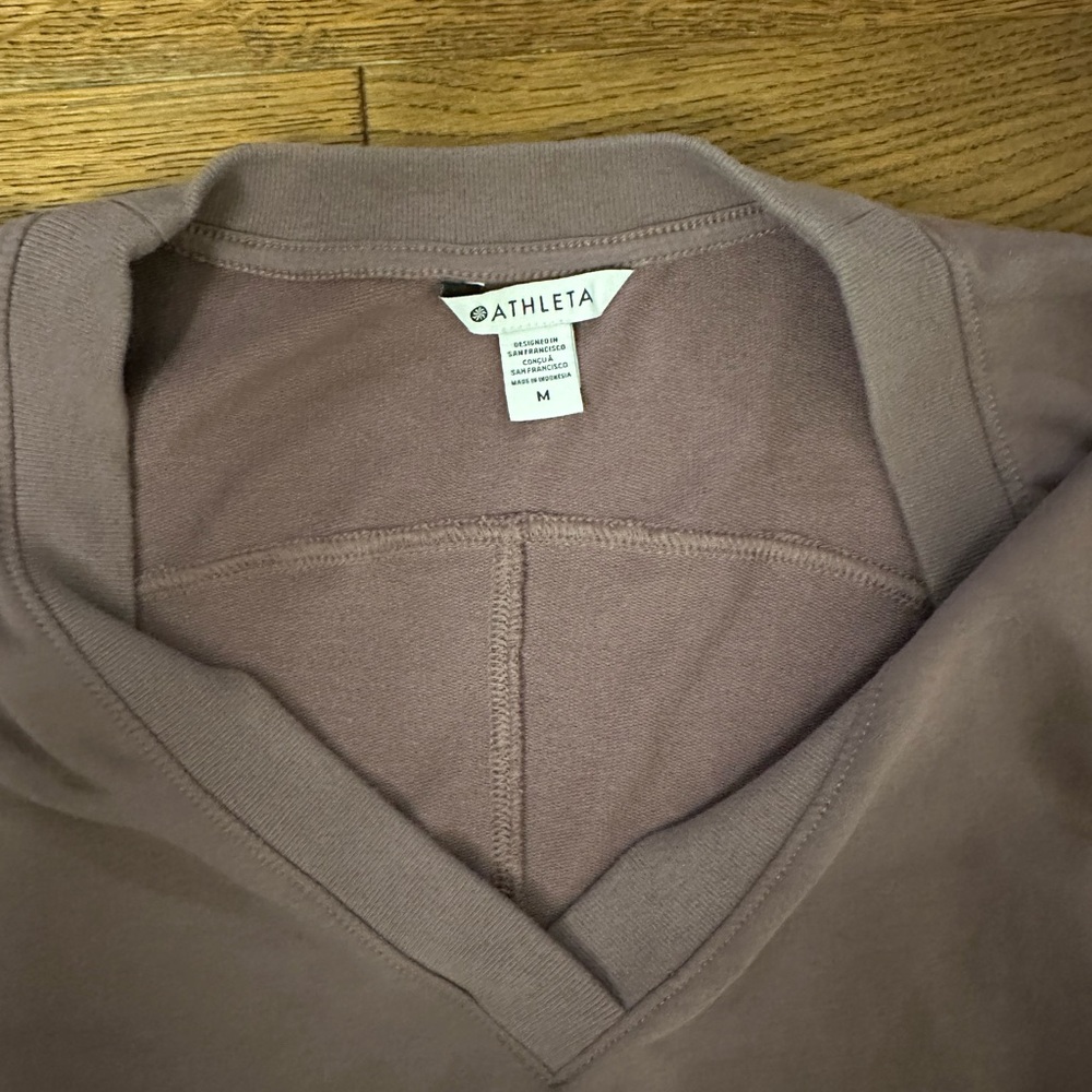 Athleta V-Neck Sweater Vest - Mauve
